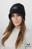 SONIA modny kapelusz bucket kolor czarny - Kamea - uniwersalny SONIA modny kapelusz bucket kolor czarny - Kamea - uniwersalny