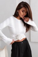 Bluzka Model Rose B61 Ecru - IVON - XS Bluzka Model Rose B61 Ecru - IVON - XS