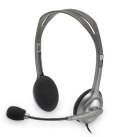 Słuchawki z mikrofonem LOGITECH H110 Stereo Headset Czarny Słuchawki z mikrofonem LOGITECH H110 Stereo Headset Czarny
