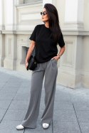 Spodnie Damskie Model Lilou T37 Grey - IVON - XS Spodnie Damskie Model Lilou T37 Grey - IVON - XS