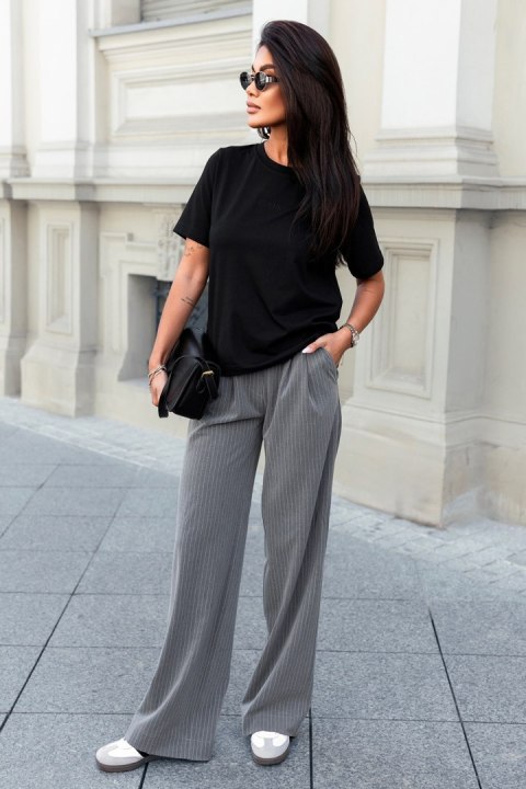 Spodnie Damskie Model Lilou T37 Grey - IVON - XS Spodnie Damskie Model Lilou T37 Grey - IVON - XS