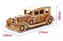 DREWNIANE PUZZLE 3D DIY RETRO SAMOCHÓD VINTAGE REPLIKA DREWNIANE PUZZLE 3D DIY RETRO SAMOCHÓD VINTAGE REPLIKA