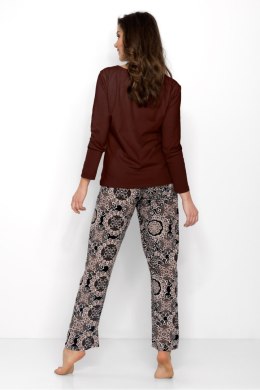 Piżama Damska Model Boho Cafe Brown - Momenti Per Me - s