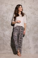 Piżama Damska Model La Boheme Beige - Momenti Per Me - L Piżama Damska Model La Boheme Beige - Momenti Per Me - L