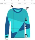Ciepły damski sweter oversize piękny OMBRE (Beżowy) Ciepły damski sweter oversize piękny OMBRE (Beżowy)