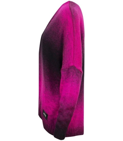 Ciepły damski sweter oversize piękny OMBRE (Różowy) Ciepły damski sweter oversize piękny OMBRE (Różowy)