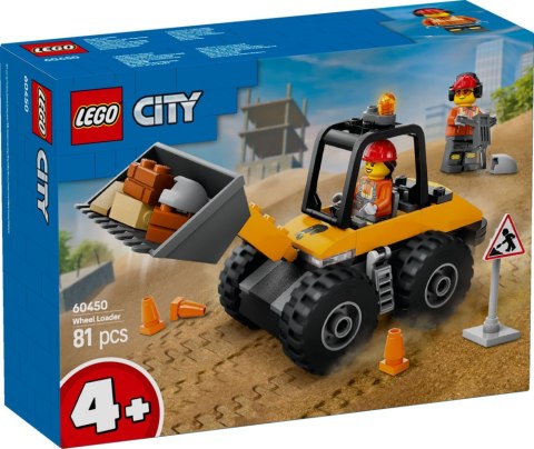 LEGO 60450 CITY - Żółta ładowarka kołowa LEGO 60450 CITY - Żółta ładowarka kołowa
