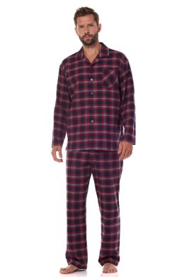 Piżama Męska Model Ben PR 2471 Dark Blue - L&L collection - L