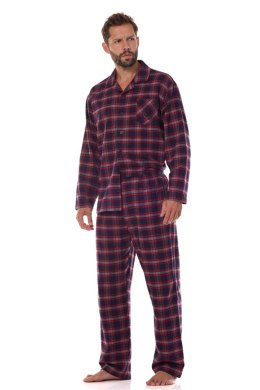 Piżama Męska Model Ben PR 2471 Dark Blue - L&L collection - L