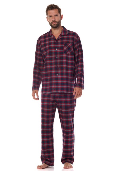 Piżama Męska Model Ben PR 2471 Dark Blue - L&L collection - M Piżama Męska Model Ben PR 2471 Dark Blue - L&L collection - M