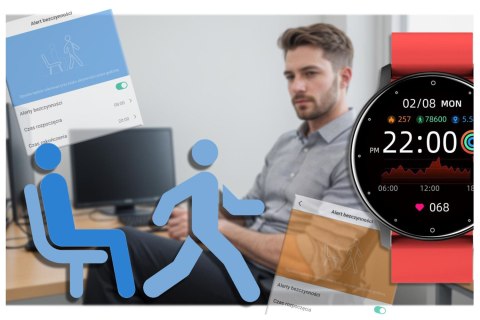 SMARTWATCH UNISEX GRAVITY GT1-10 - PULSOMETR, WŁASNE TARCZE (sg015j) SMARTWATCH UNISEX GRAVITY GT1-10 - PULSOMETR, WŁASNE TARCZE (sg015j)