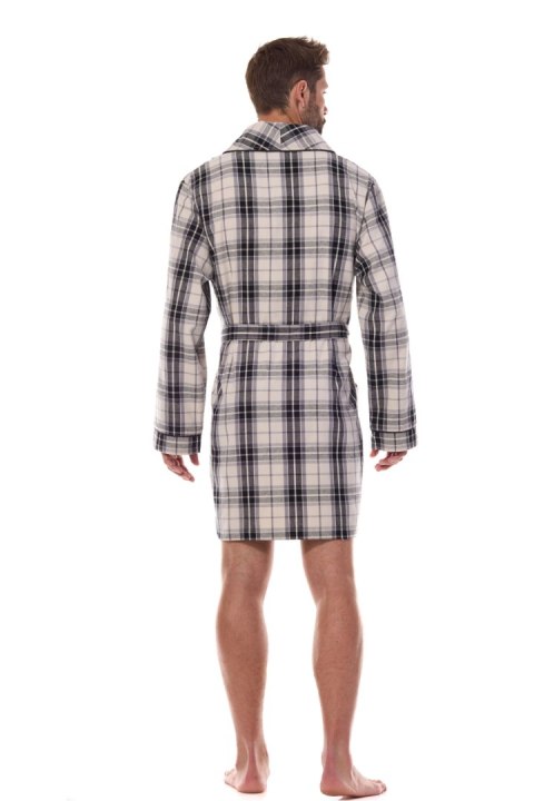 Szlafrok Męski Model Ben BJ Short 2470 Grafit - L&L collection - L Szlafrok Męski Model Ben BJ Short 2470 Grafit - L&L collection - L