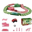 Tor wyścigowy raj park Dinozaurów autka tory 240 elementów Tor wyścigowy raj park Dinozaurów autka tory 240 elementów