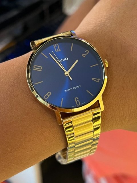 Zegarek Męski Casio MTP-VT01G-2B2 + BOX Zegarek Męski Casio MTP-VT01G-2B2 + BOX